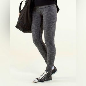 Lululemon Wunder Under Leggings SIZE 4 Coco Pique